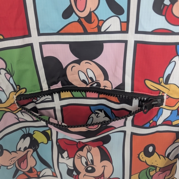 Disney Parks Mickey Mouse and Friends Packable Rain Jacket Youth Size 3 Unisex - Picture 11 of 15